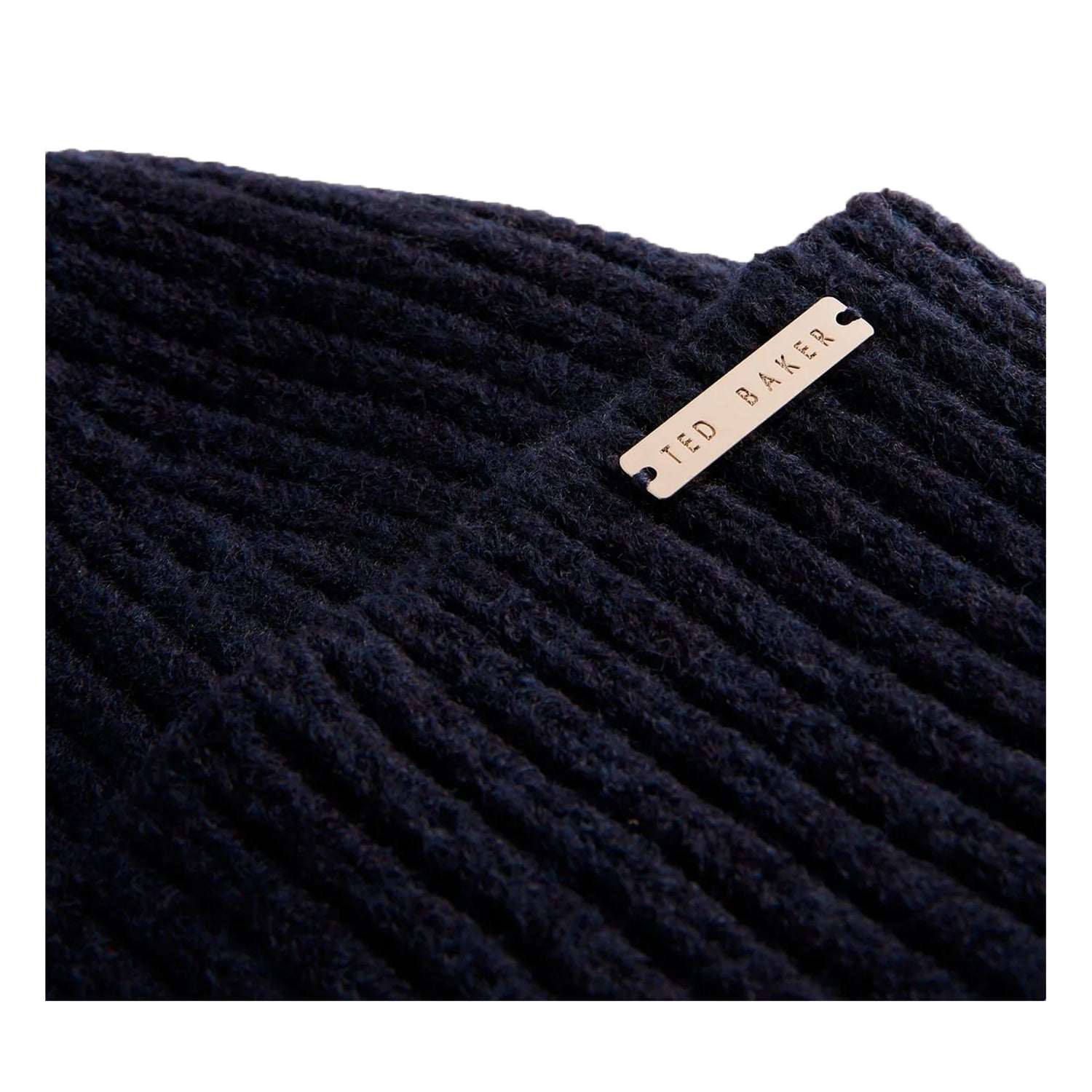 Navy - Back - Ted Baker Unisex Adult Winter Bobble Hat