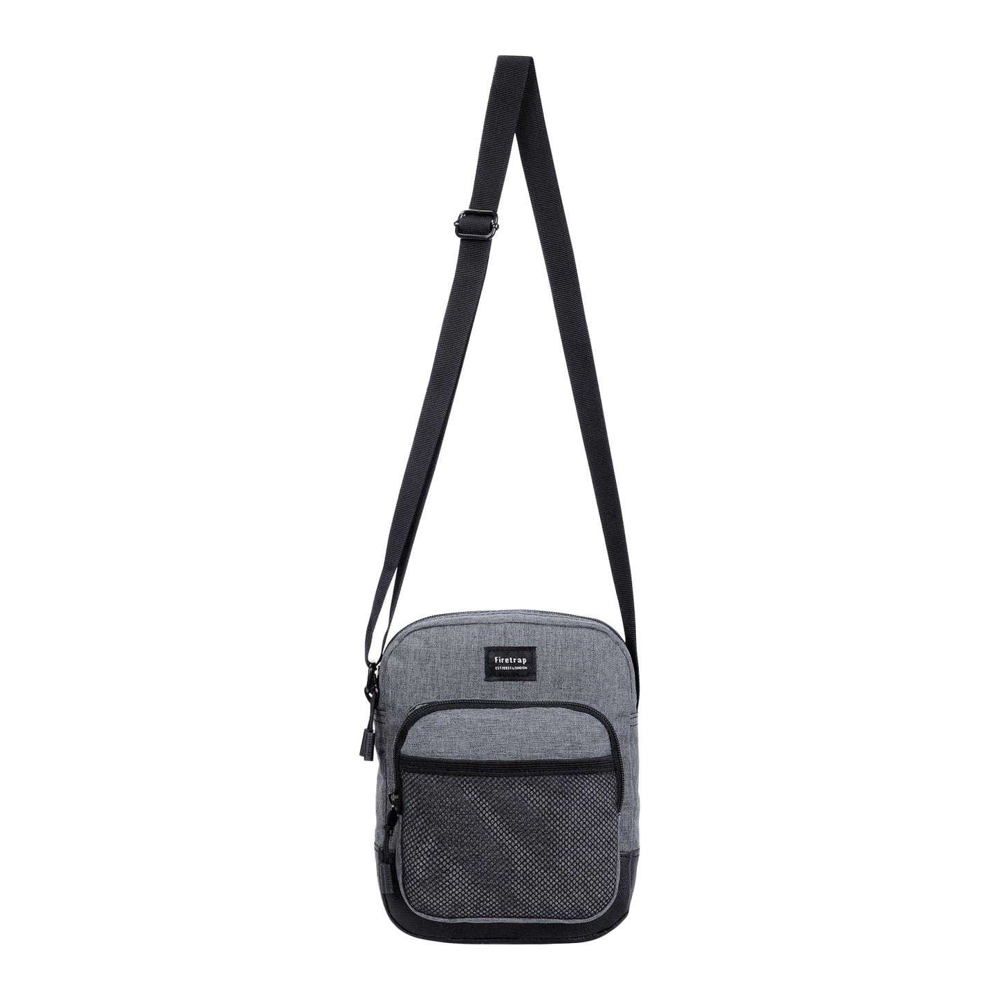 Black - Front - Firetrap Kingdom Crossbody Bag