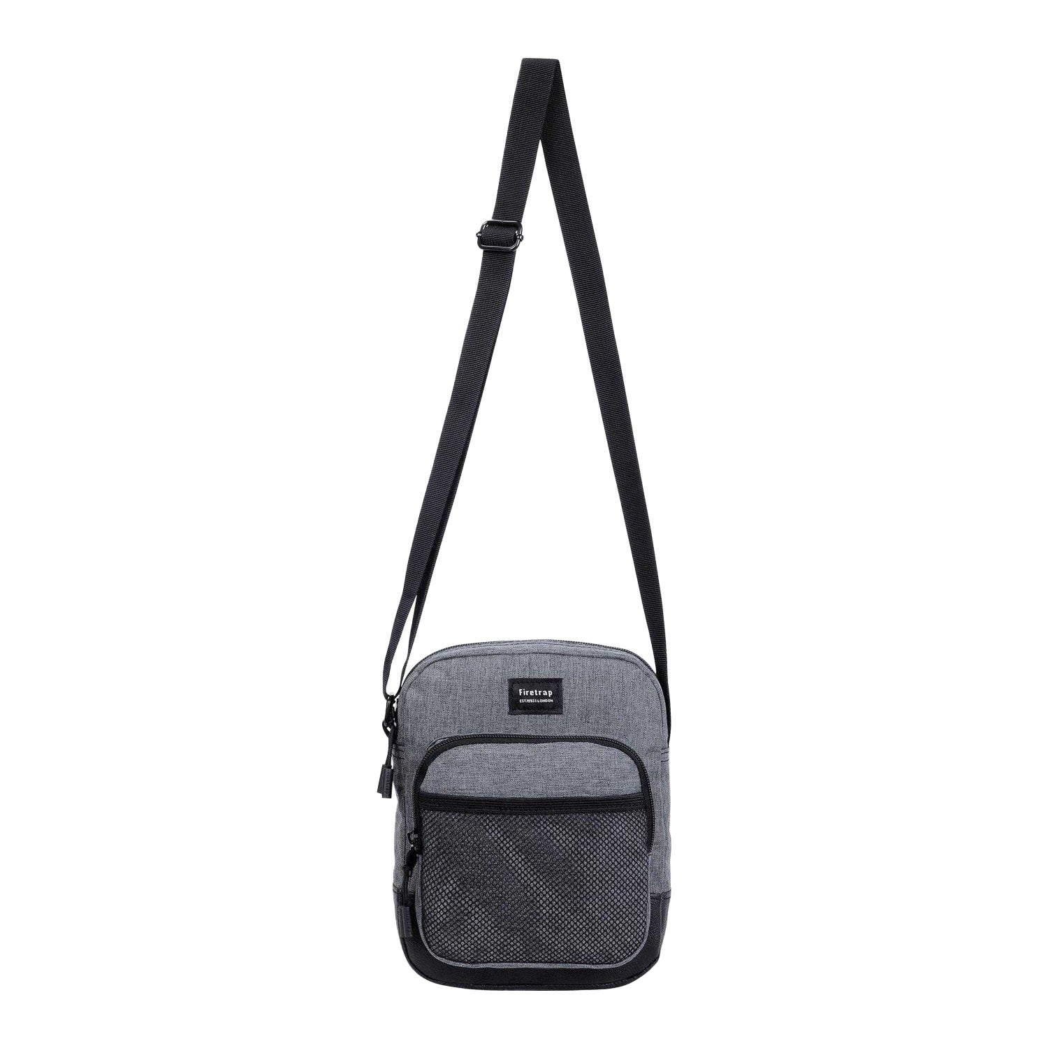 Black - Front - Firetrap Kingdom Crossbody Bag
