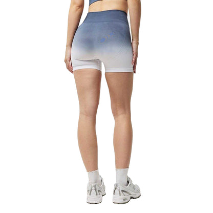 Storm-White - Back - USA Womens-Ladies Ombre High Waist Cycling Shorts
