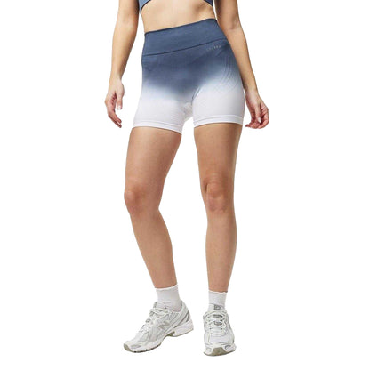 Storm-White - Side - USA Womens-Ladies Ombre High Waist Cycling Shorts