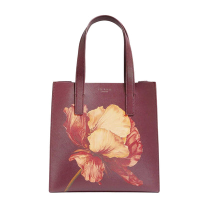 Wine - Front - Ted Baker Shimina Floral Tote Bag