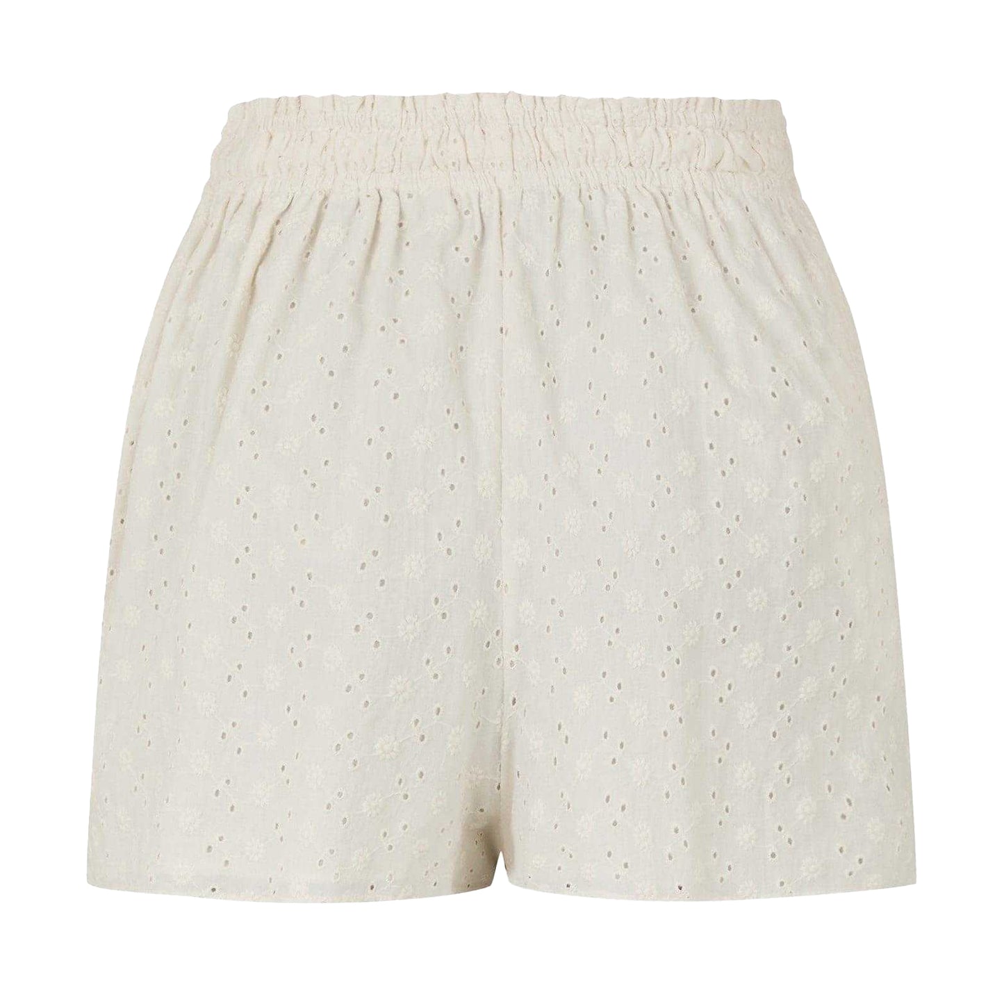 Vintage White - Back - Jack Wills Womens-Ladies Cotton Relaxed Fit Shorts