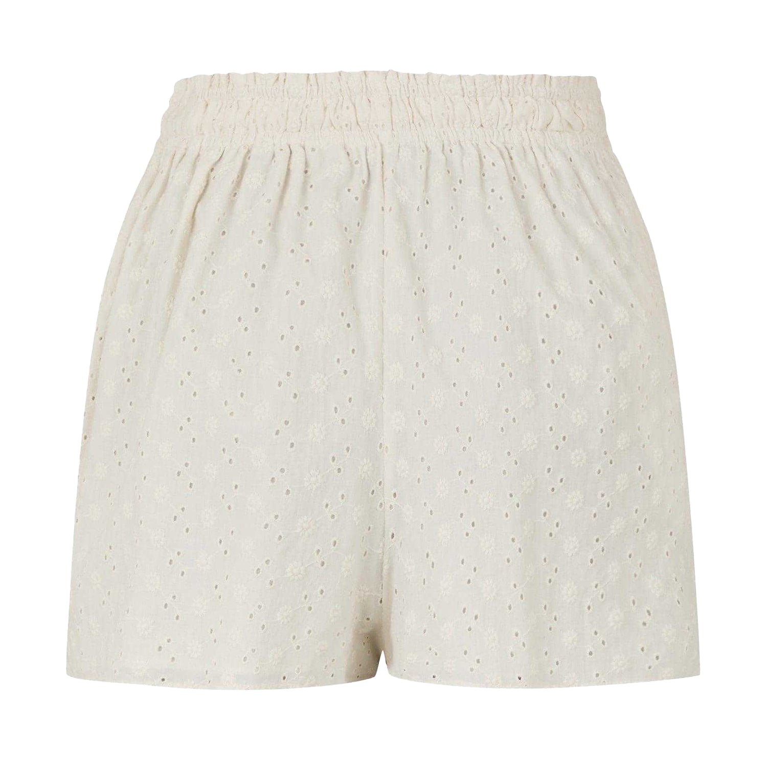 Vintage White - Back - Jack Wills Womens-Ladies Cotton Relaxed Fit Shorts
