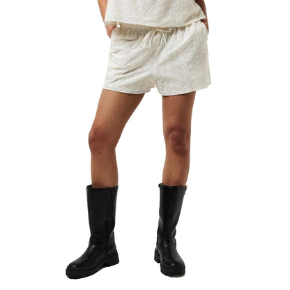 Vintage White - Side - Jack Wills Womens-Ladies Cotton Relaxed Fit Shorts