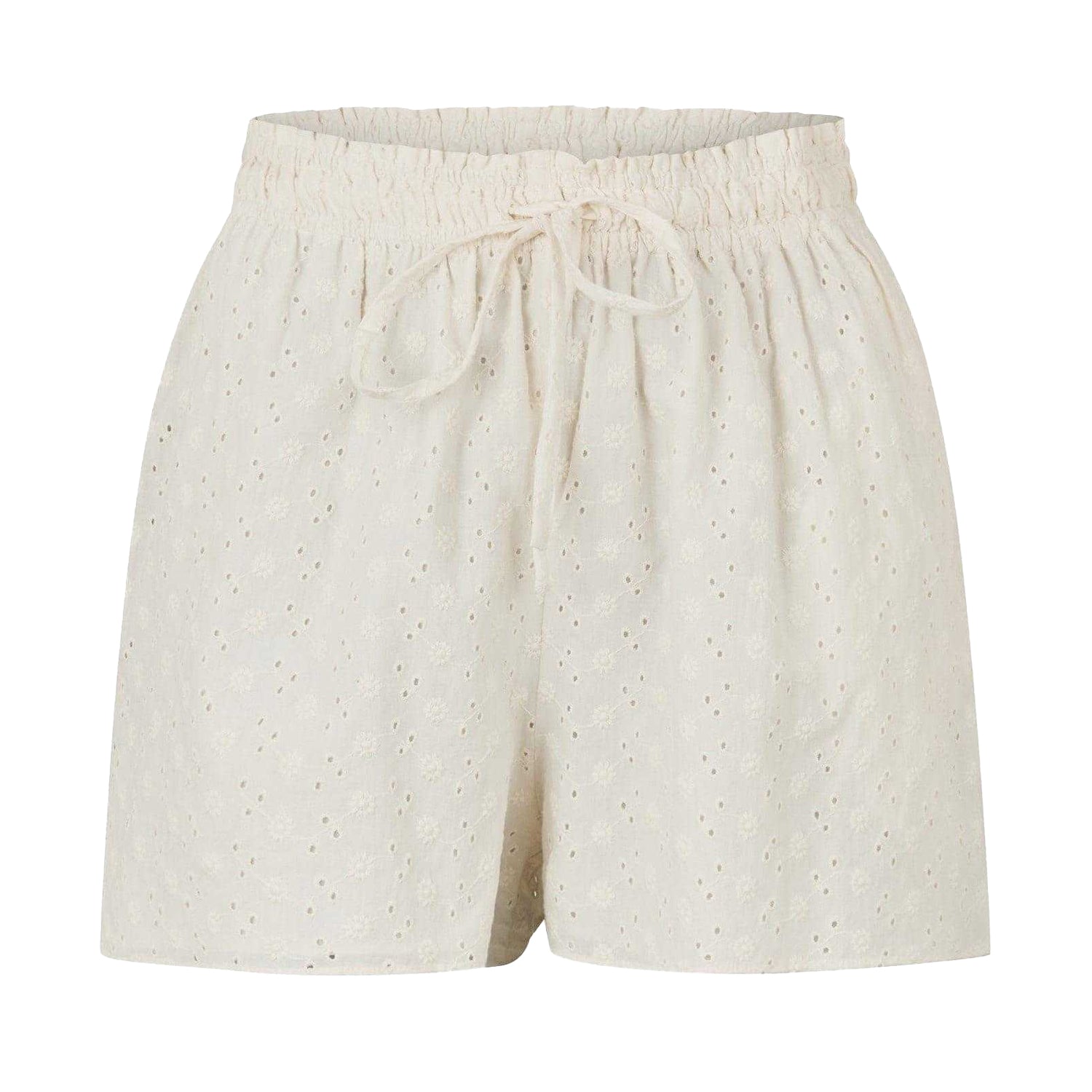 Vintage White - Front - Jack Wills Womens-Ladies Cotton Relaxed Fit Shorts