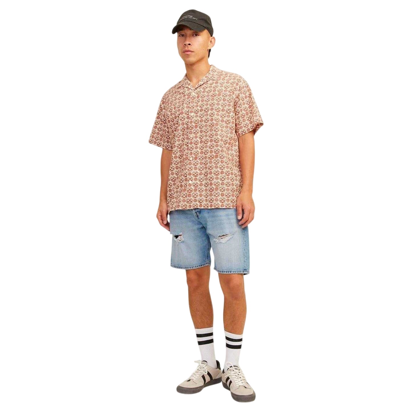 Blue Denim - Lifestyle - Jack And Jones Mens Denim Relaxed Fit Casual Shorts
