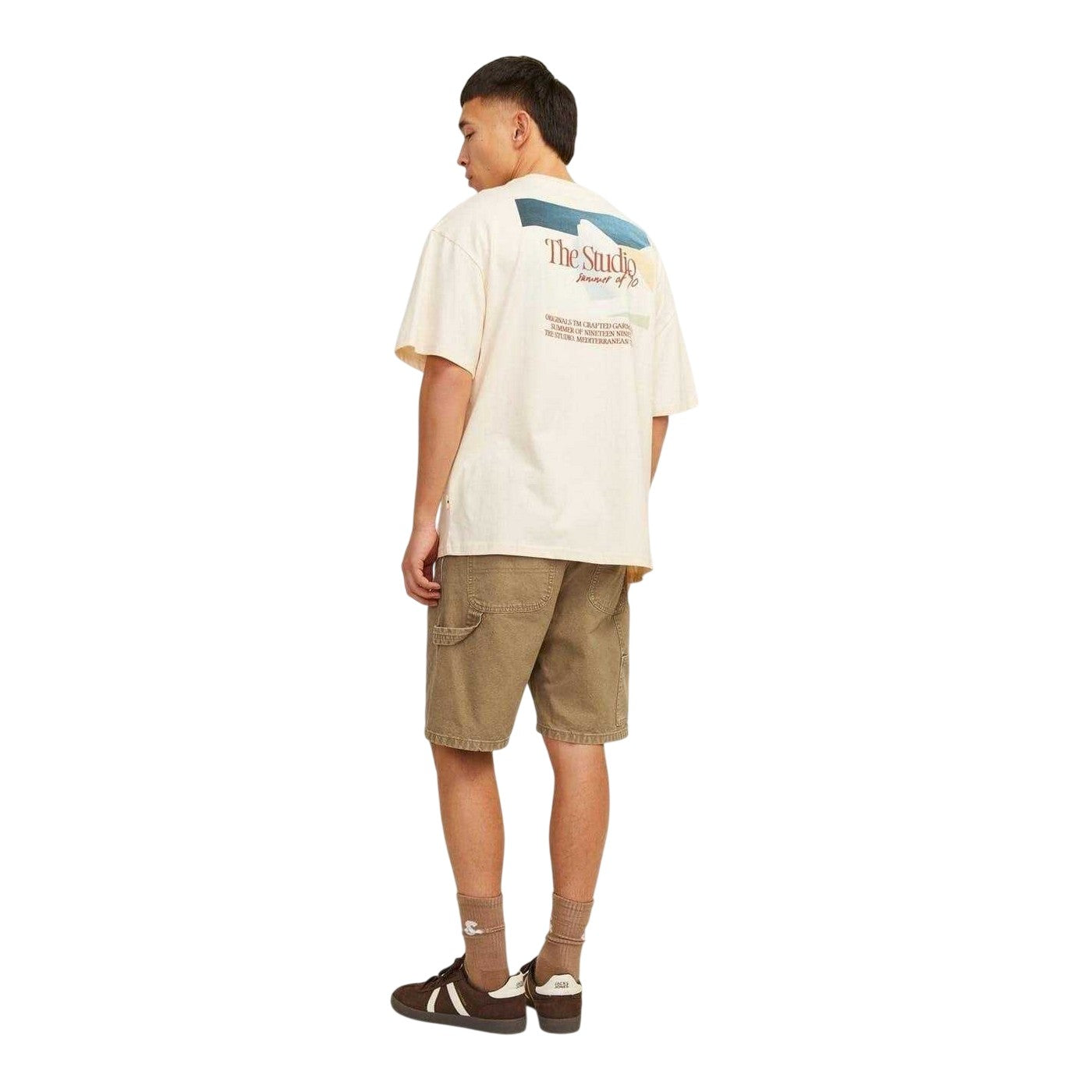 Tigers Eye - Back - Jack And Jones Mens Cargo Shorts