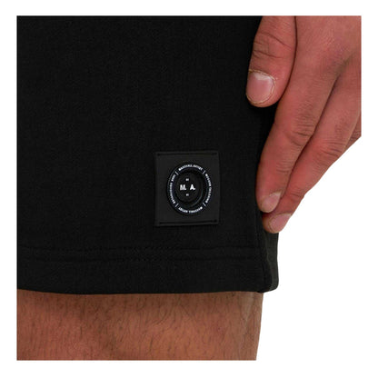 Black - Side - Marshall Artist Mens Siren Drawstring Waist Chino Shorts