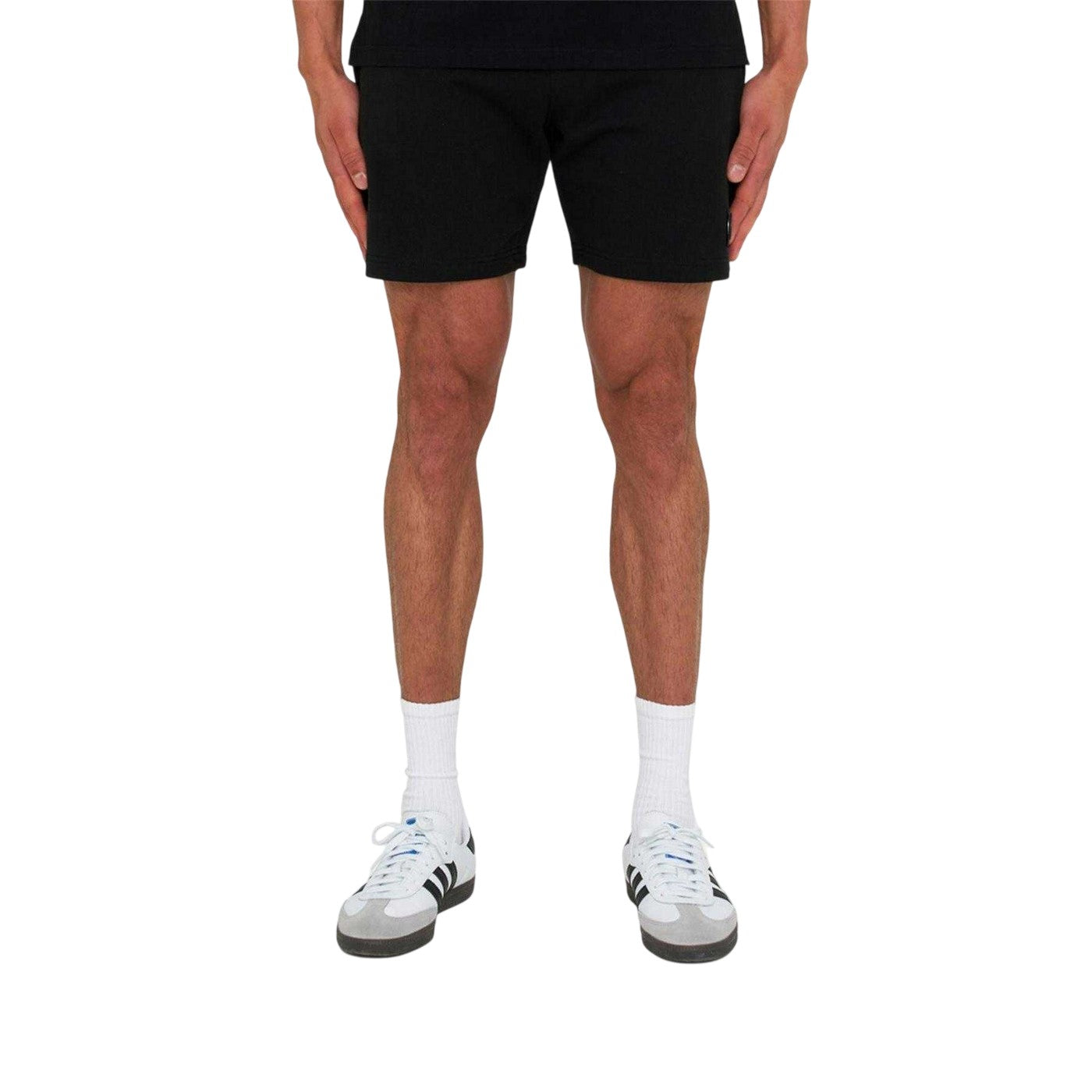 Black - Front - Marshall Artist Mens Siren Drawstring Waist Chino Shorts
