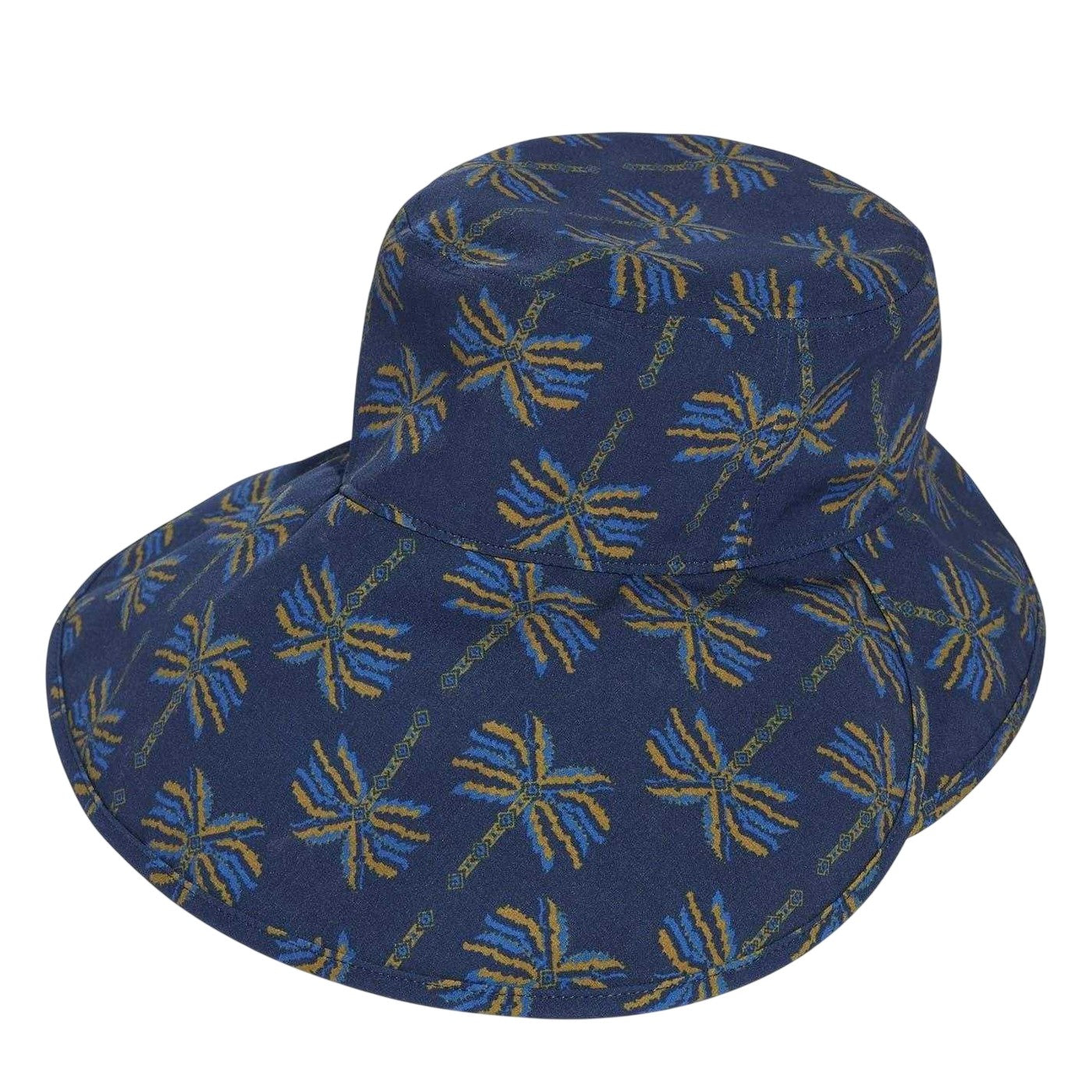 Multicoloured - Back - Adidas Womens-Ladies Farm Rio Palm Print Beach Bucket Hat