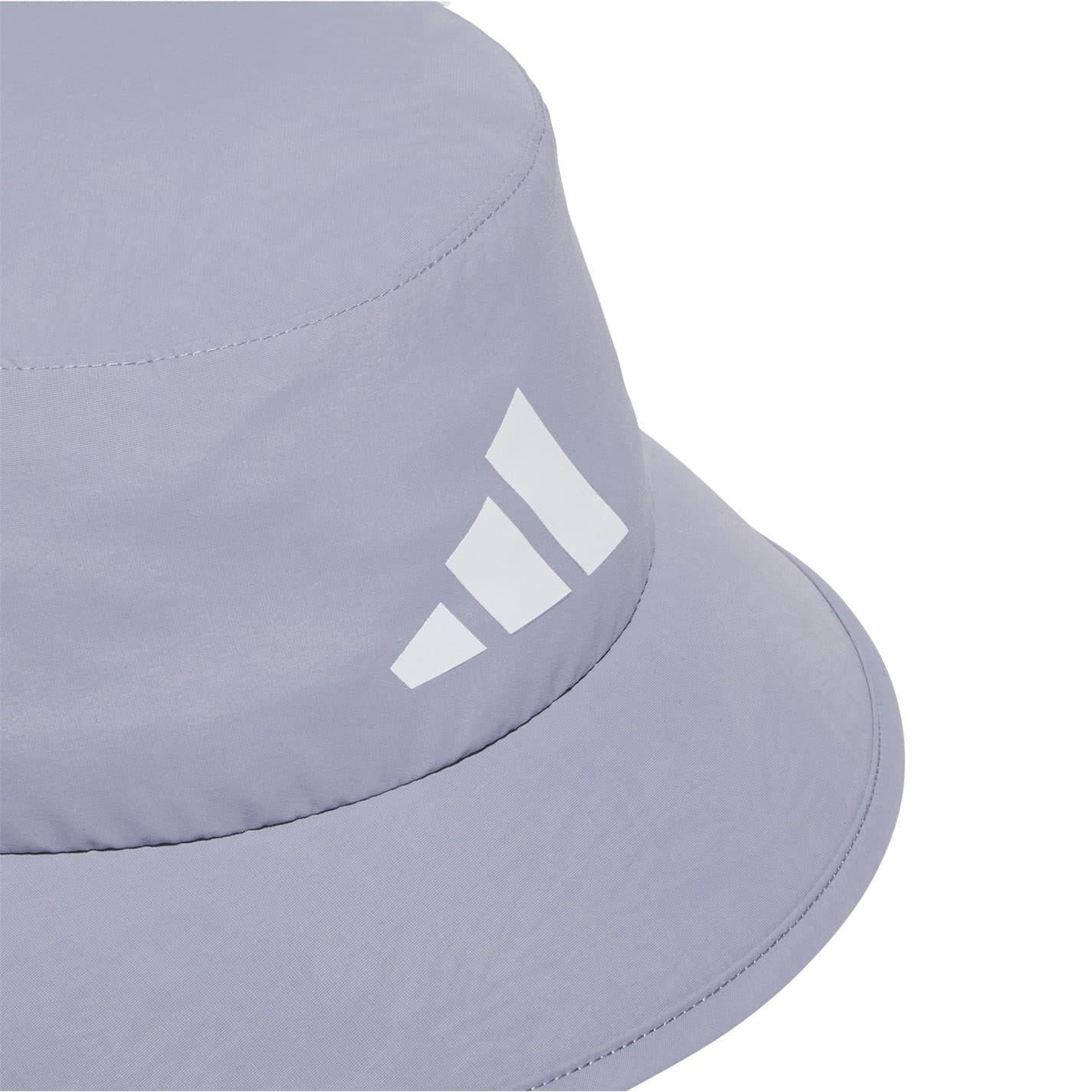 Silver-Violet - Side - Adidas Mens Hydrochromic Logo Golf Bucket Hat