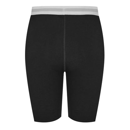 Black - Front - Jack Wills Womens-Ladies Slim Cycling Shorts