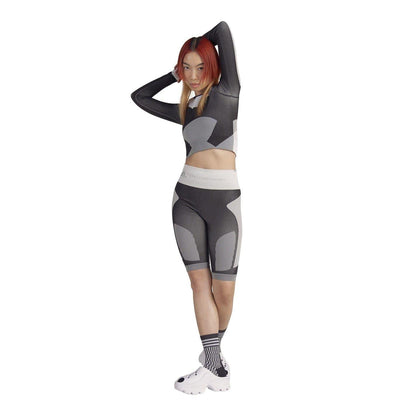 Black - Lifestyle - Adidas Womens-Ladies Stella McCartney Cycling Shorts