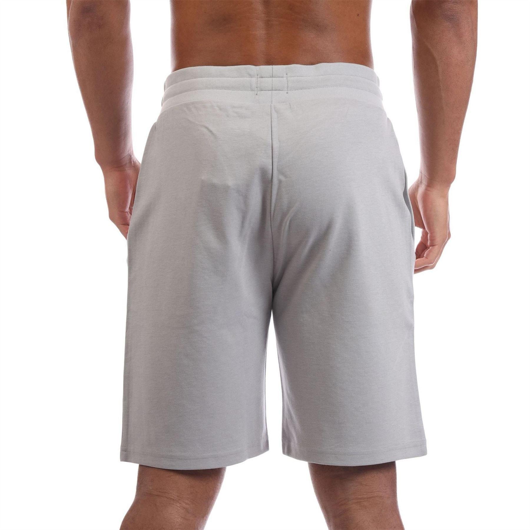Grey - Pack Shot - Boss Mens Sweat Shorts