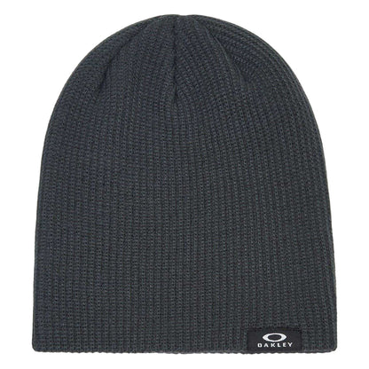Grey - Front - Oakley Mens Backbone Ribbed Beanie