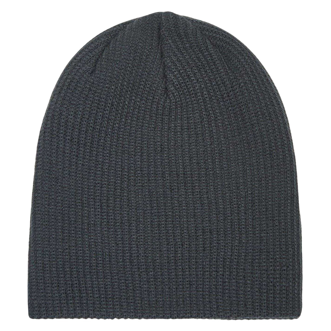 Grey - Back - Oakley Mens Backbone Ribbed Beanie