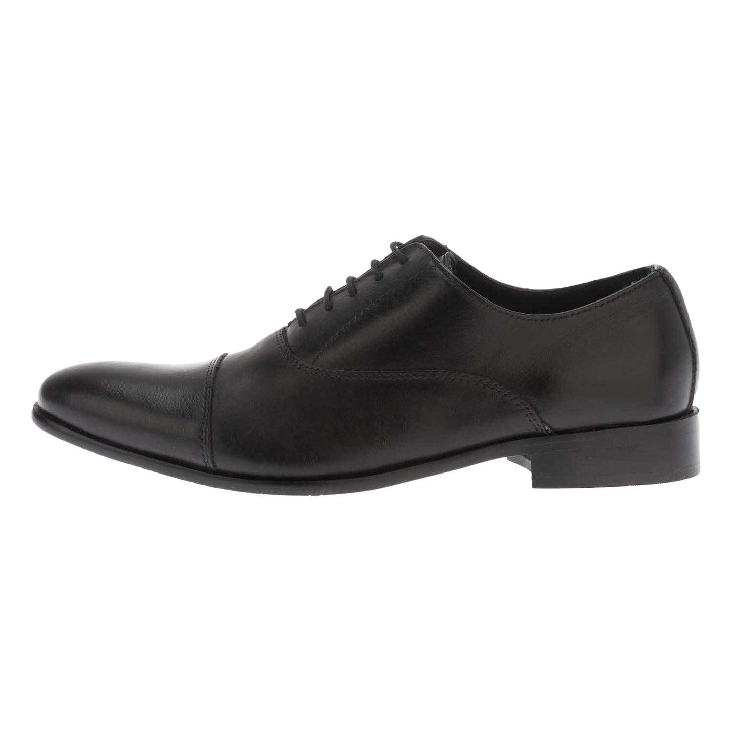 Black - Lifestyle - Dune London Mens Stormy Leather Derby Shoes