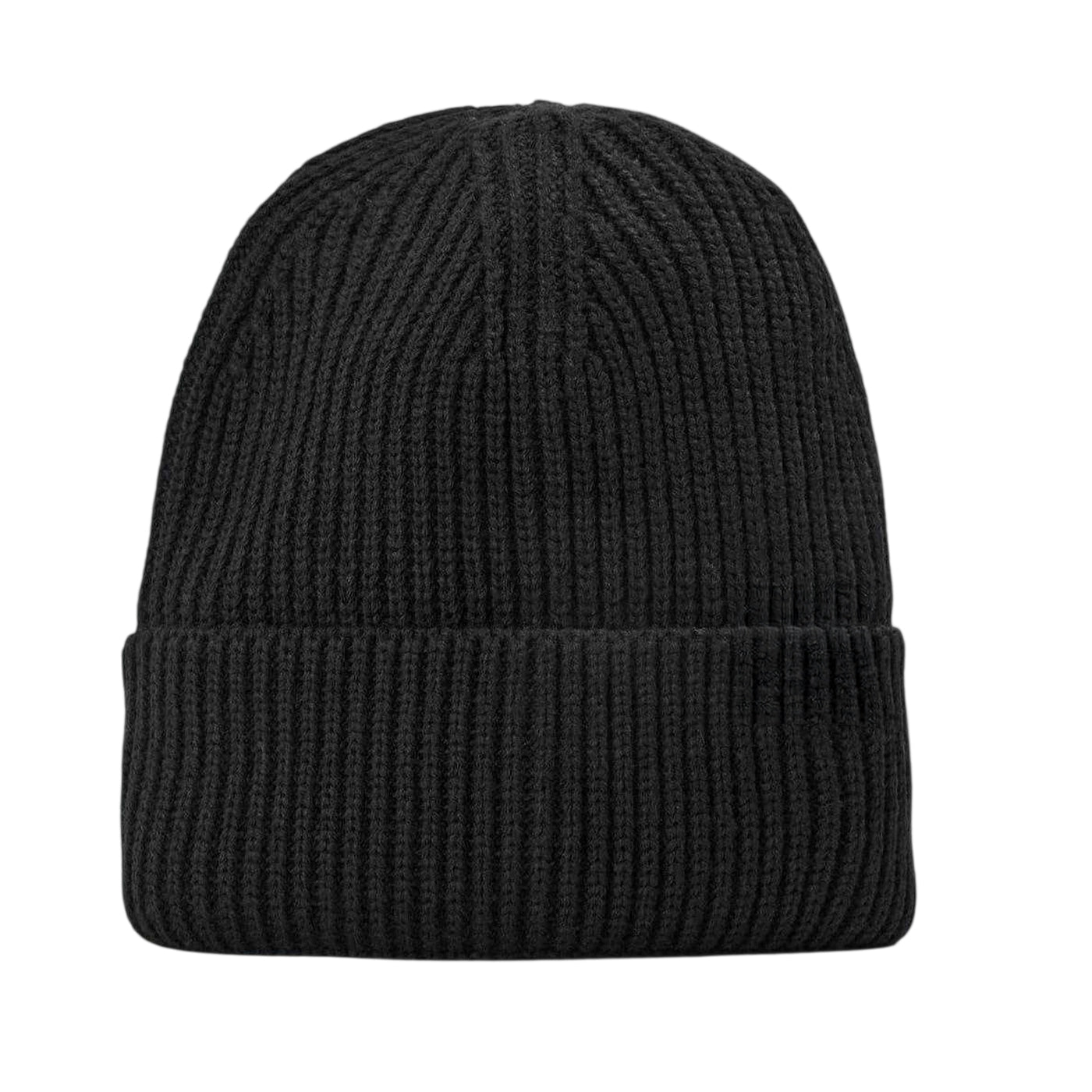 Black - Back - Calvin Klein Childrens-Kids Jeans Monogram Ribbed Comfort Beanie