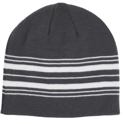 Dark Grey - Front - Callaway Unisex Adult Logo Knitted Beanie
