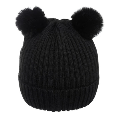 Black - Back - Nevica Childrens-Kids Meribel Skiing Beanie