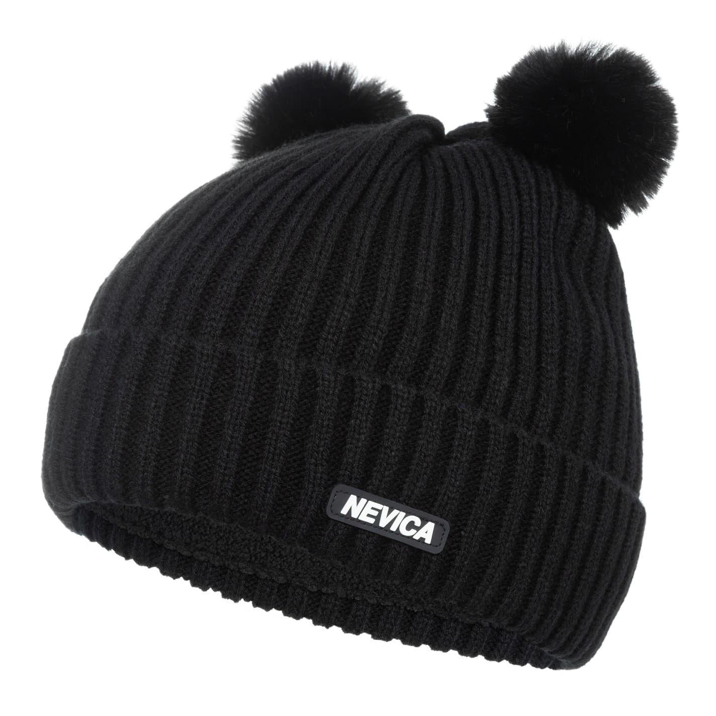 Black - Lifestyle - Nevica Childrens-Kids Meribel Skiing Beanie