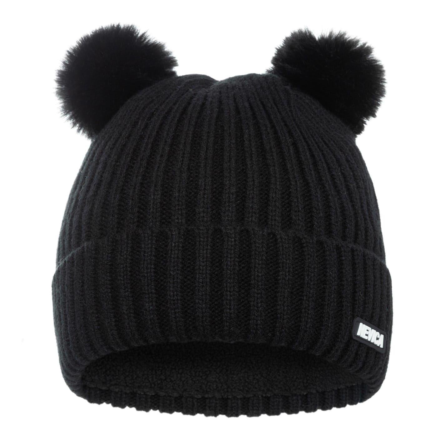 Black - Front - Nevica Childrens-Kids Meribel Skiing Beanie
