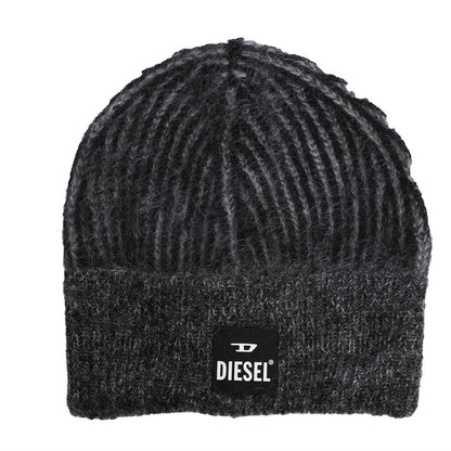 Black - Front - Diesel K-Edro Mohair Hat