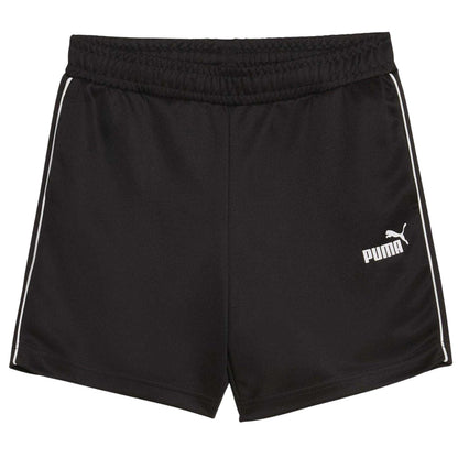 Puma Black - Front - Puma Childrens-Kids Track Shorts