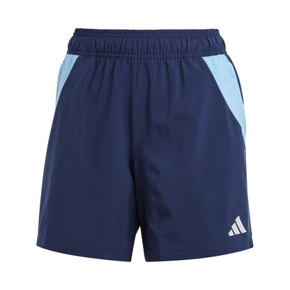 Navy Blue - Front - Adidas Womens-Ladies Tiro 24 Football Shorts