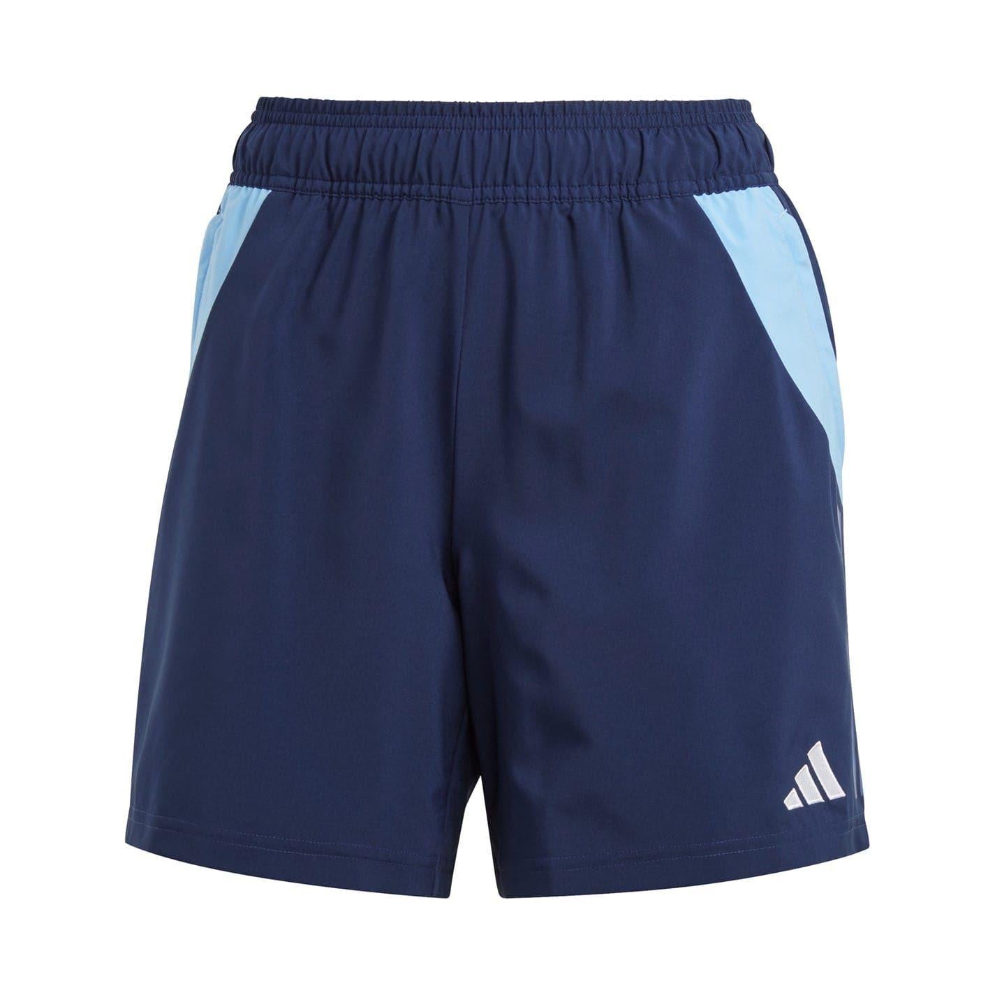 Navy Blue - Front - Adidas Womens-Ladies Tiro 24 Football Shorts