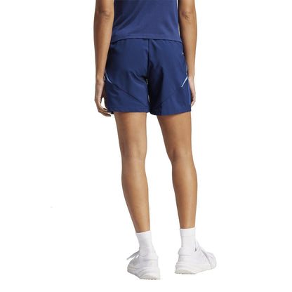 Navy Blue - Back - Adidas Womens-Ladies Tiro 24 Football Shorts