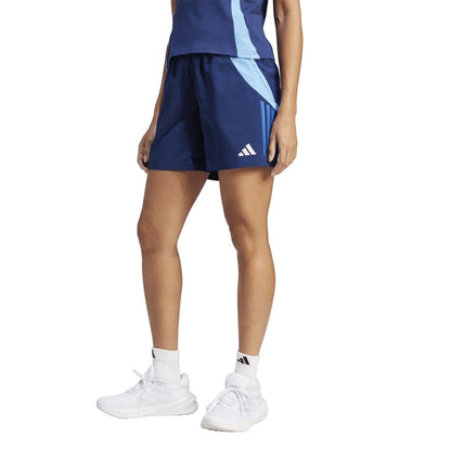 Navy Blue - Pack Shot - Adidas Womens-Ladies Tiro 24 Football Shorts