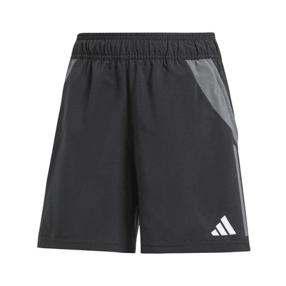 Black-Dark Grey - Front - Adidas Womens-Ladies Tiro 24 Football Shorts