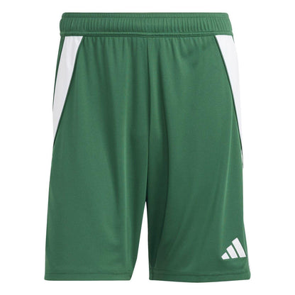 Dark Green-White - Front - Adidas Mens Tiro 24 Shorts