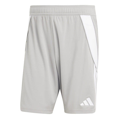 Mid Grey-White - Front - Adidas Mens Tiro 24 Shorts