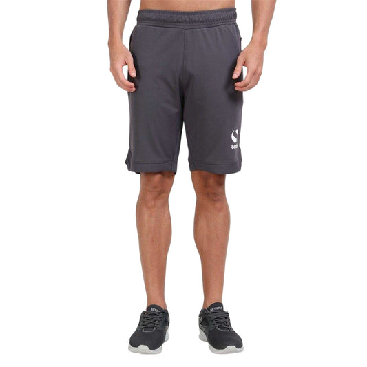 Dark Grey - Front - Sondico Mens Shorts