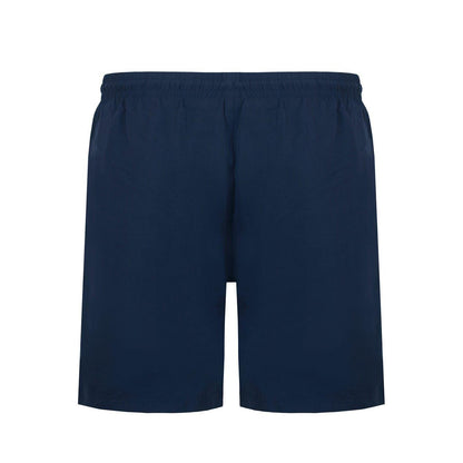 Navy - Back - Lonsdale Mens Stripe Shorts