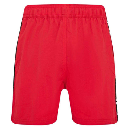 Red - Back - Reebok Mens Regular Swim Shorts