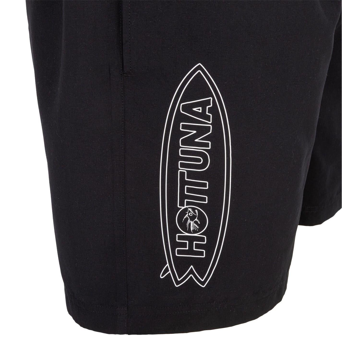 Black - Lifestyle - Hot Tuna Mens Relaxed Fit Swim Shorts