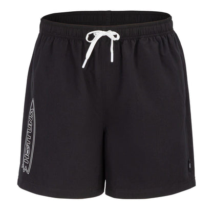 Black - Front - Hot Tuna Mens Relaxed Fit Swim Shorts