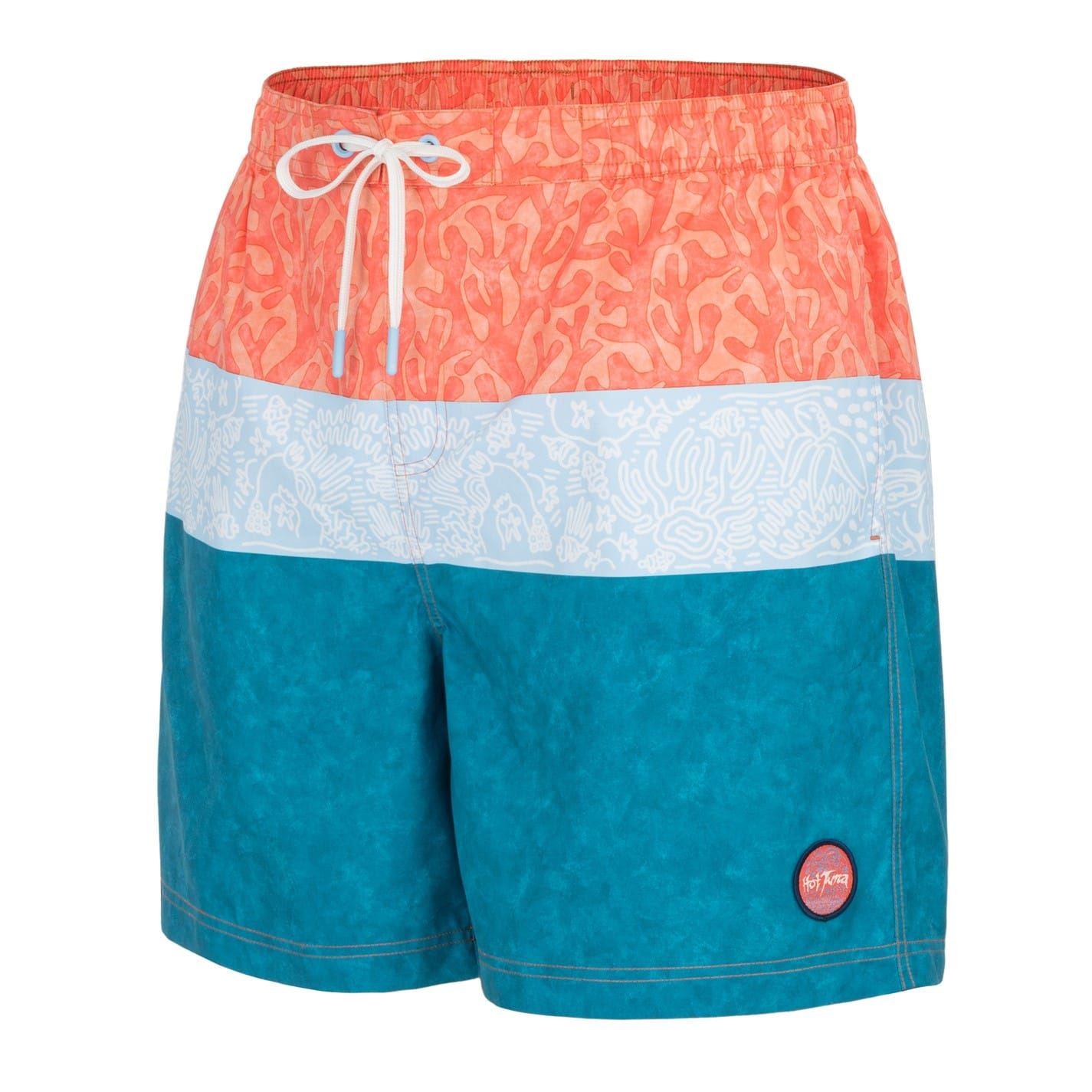 Coral - Side - Hot Tuna Mens Swim Shorts