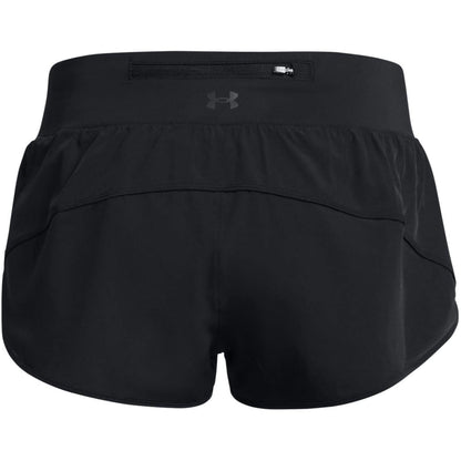 Black - Back - Under Armour Womens-Ladies Launch Pro Relaxed Fit Running Shorts