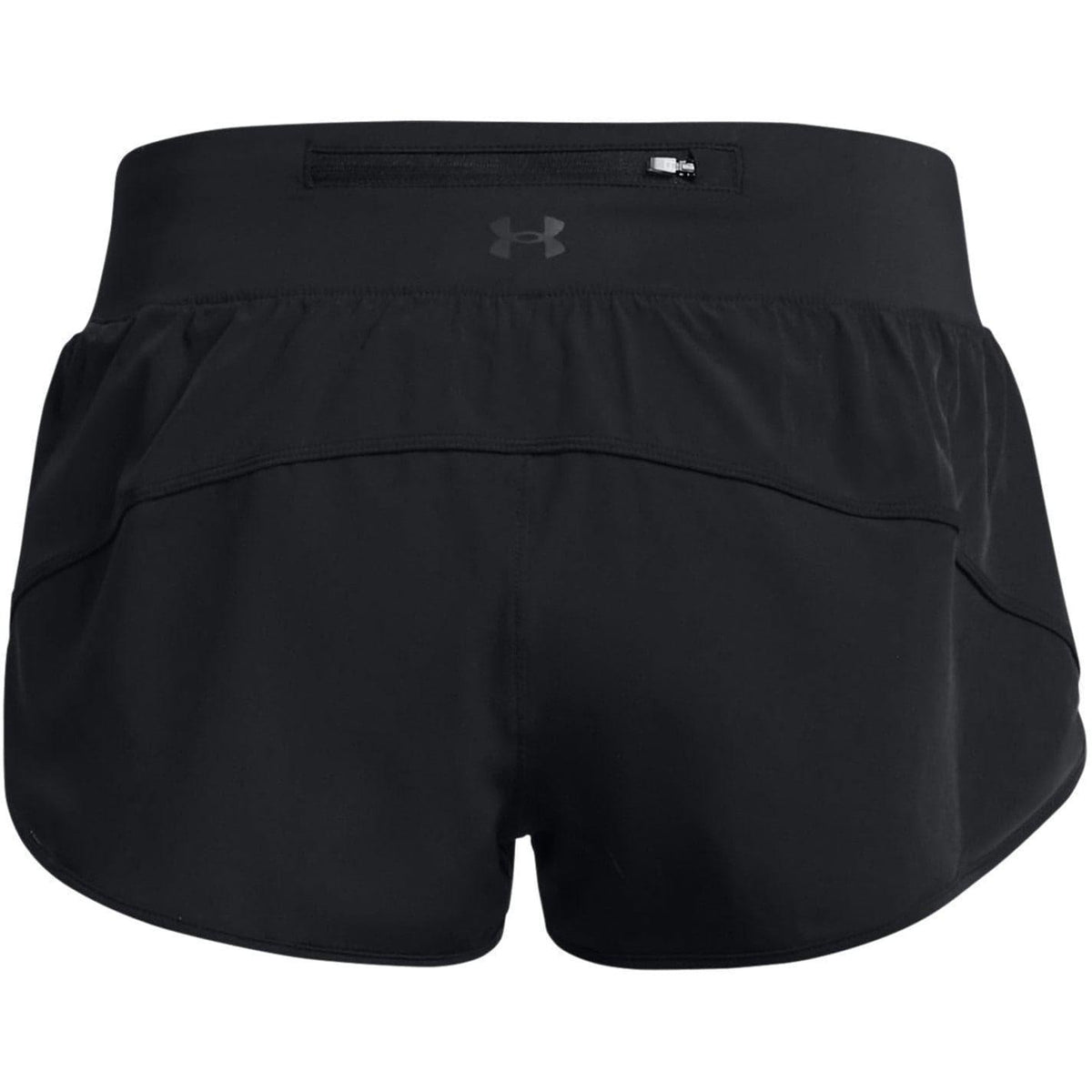 Black - Back - Under Armour Womens-Ladies Launch Pro Relaxed Fit Running Shorts