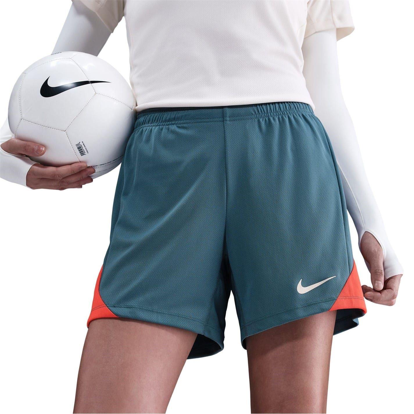 Blue-Orange - Front - Nike Womens-Ladies Strike Football Shorts
