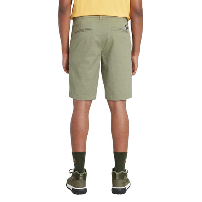 Green - Back - Timberland Mens Topsfield Chino Shorts