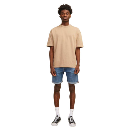 Blue Denim - Lifestyle - Jack And Jones Mens Denim Jean Shorts