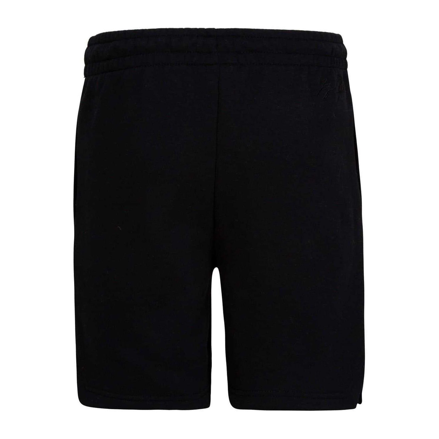 Black-White - Back - Nike Boys Air Jordan Fleece Regular Shorts
