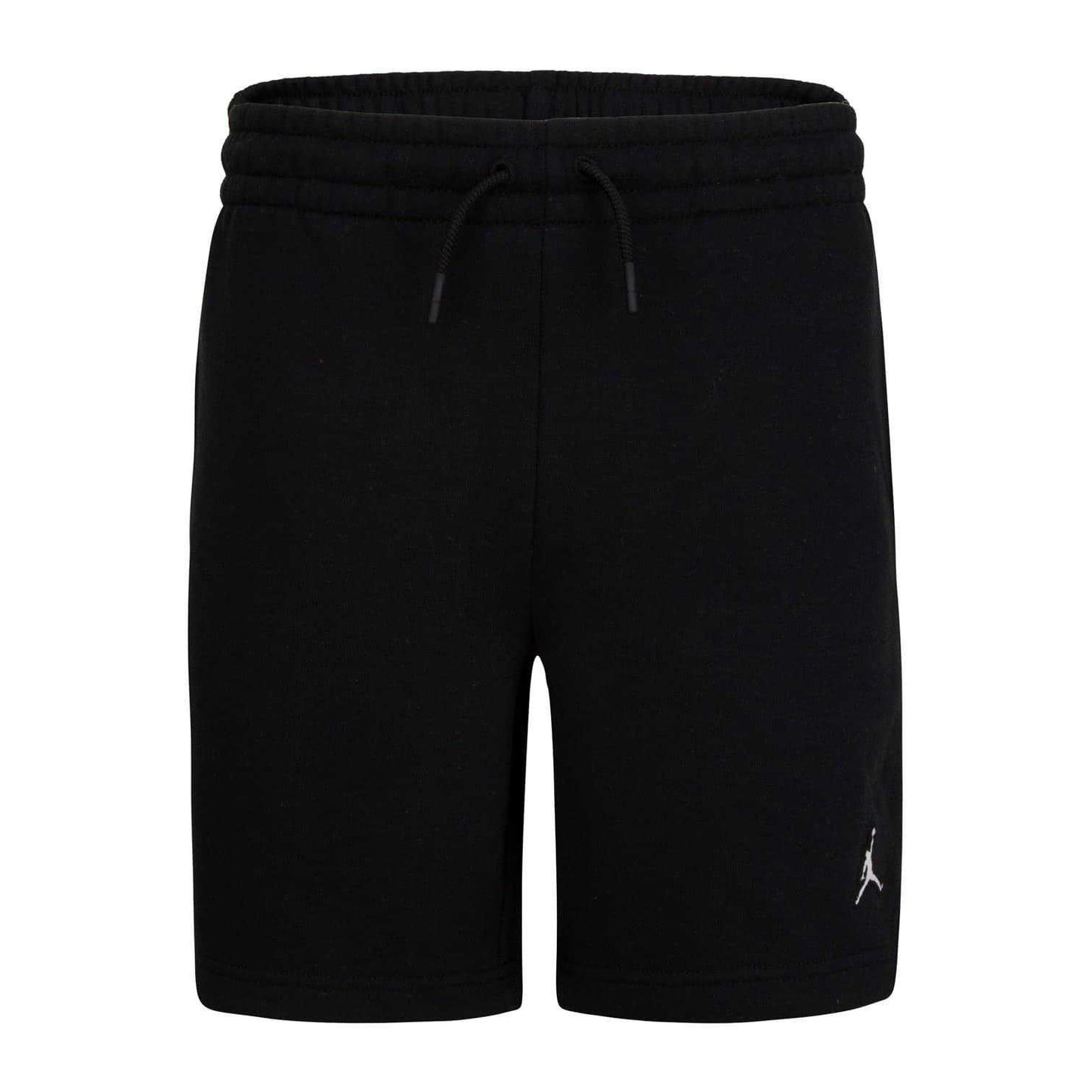 Black-White - Front - Nike Boys Air Jordan Fleece Regular Shorts
