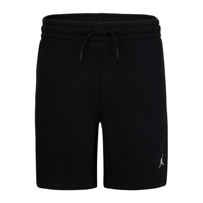 Black-White - Front - Nike Boys Air Jordan Fleece Regular Shorts